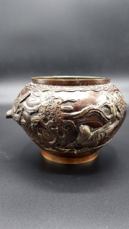 Pot chinois en bronze XXème