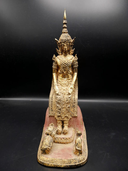 Grand bouddha ratanakosin en varada mudra XXème