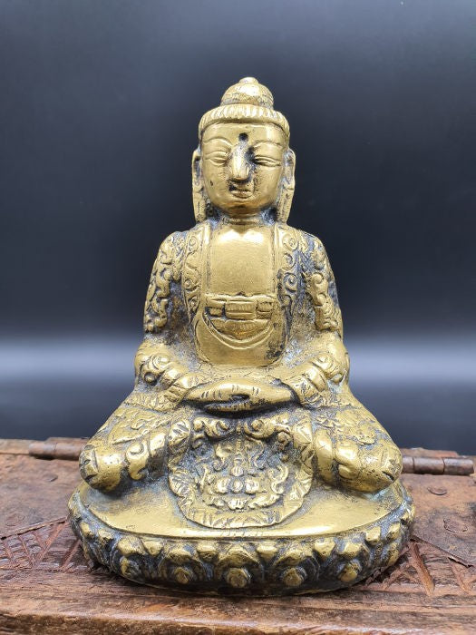 Statue bouddha indien sakyamuni mil. XXème