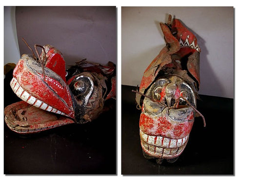 Masque javanais de cérémonie début milieu XXème